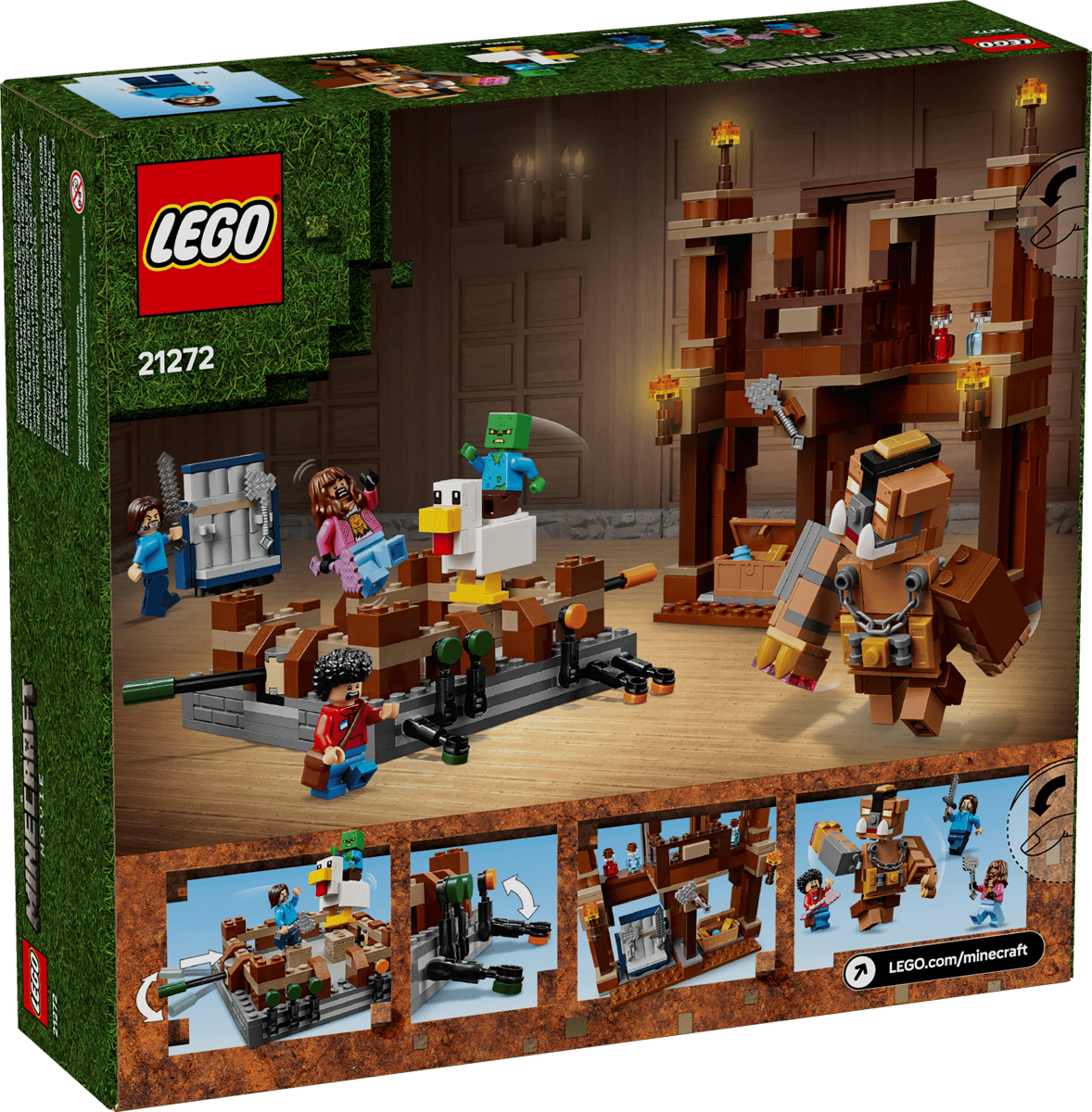 Minecraft Movie Woodland Mansion Fighting Ring 21272