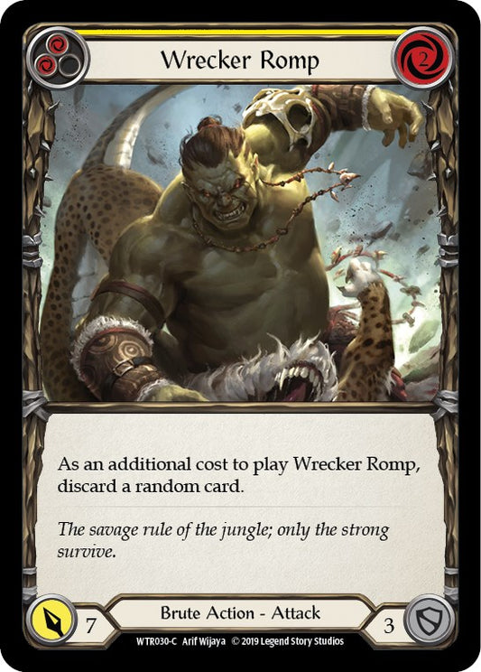 Wrecker Romp (Yellow) Unlimited Edition Rainbow Foil