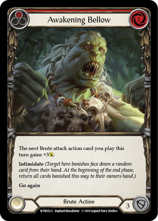 Awakening Bellow (Red) Unlimited Edition Rainbow Foil