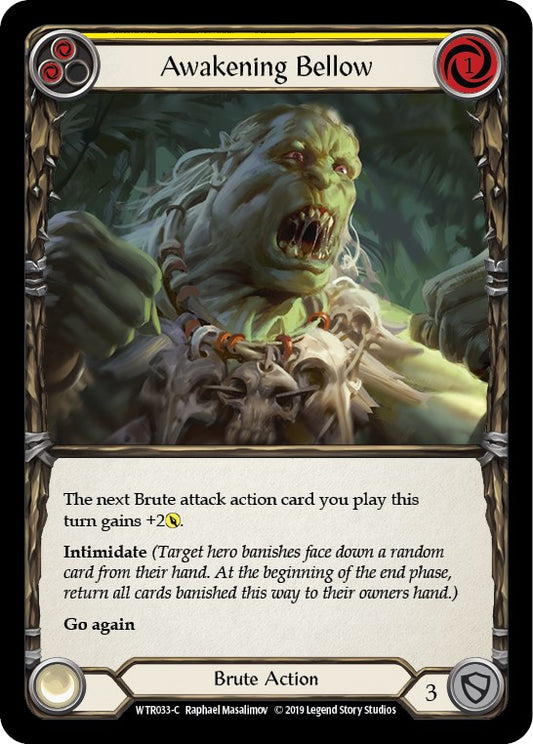 Awakening Bellow (Yellow) Unlimited Edition Normal