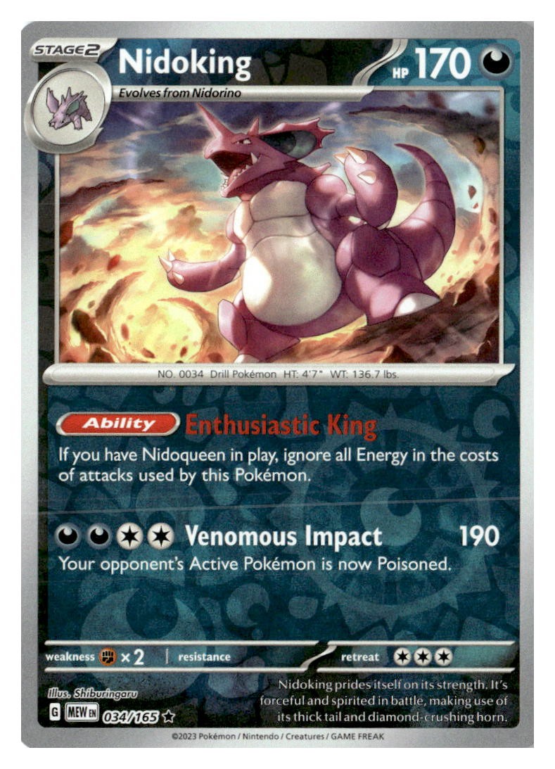 Nidoking - 034/165