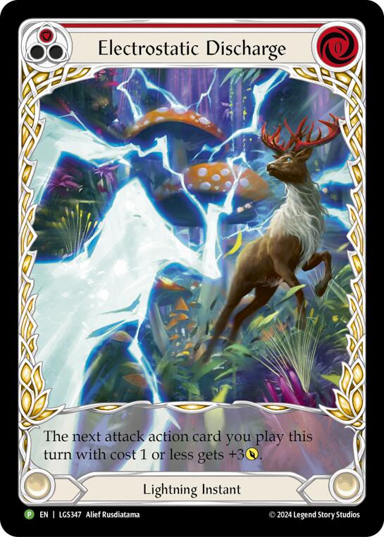 Electrostatic Discharge (Red) (Extended Art) - LGS347