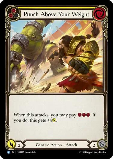 Punch Above Your Weight (Yellow)