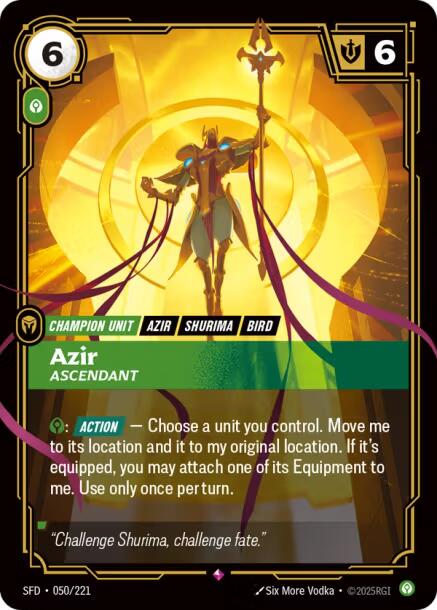 Azir, Ascendant