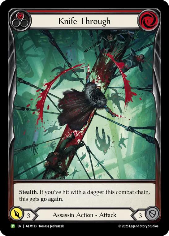 Knife Through (Red)