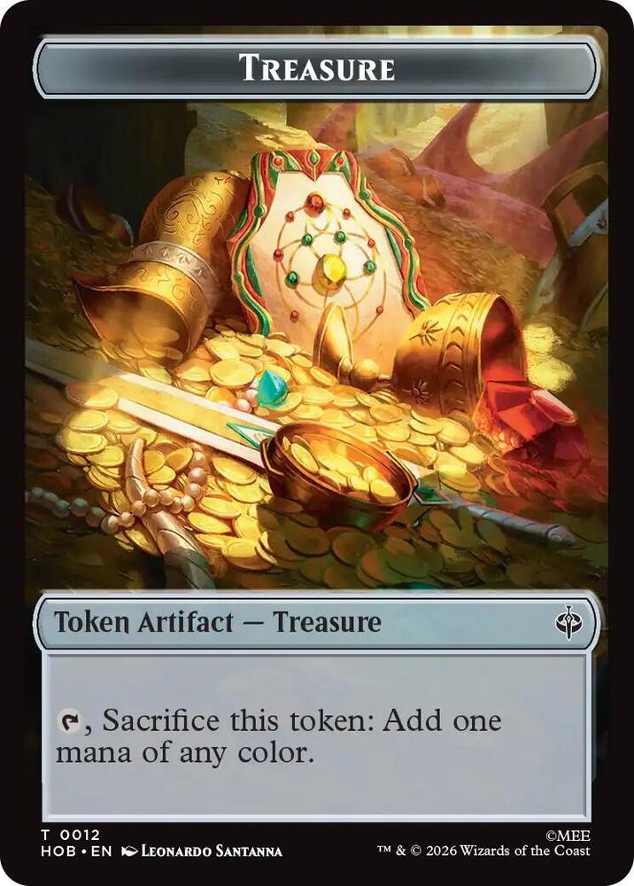 Goblin Army (0003) // Treasure (0012) Double-Sided Token (Back)