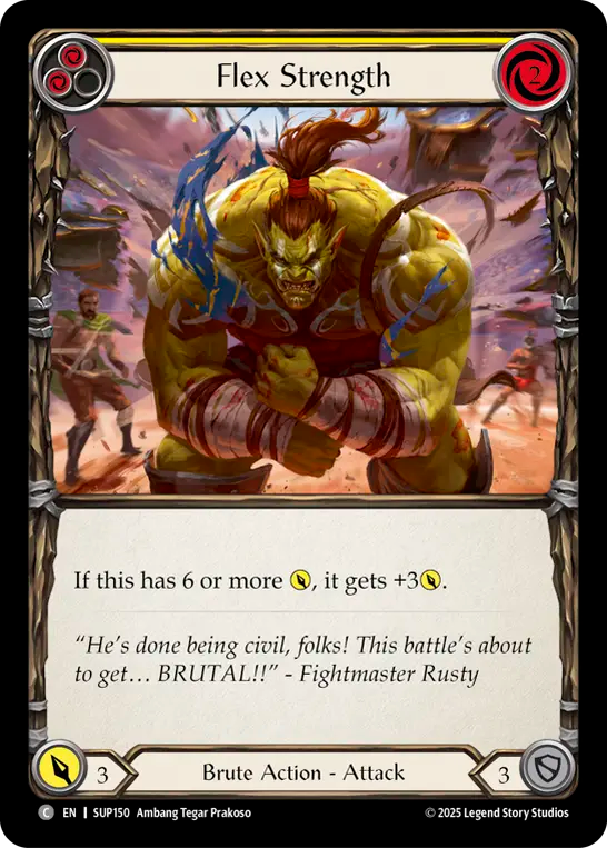 Flex Strength (Yellow) [SUP150] (Super Slam)