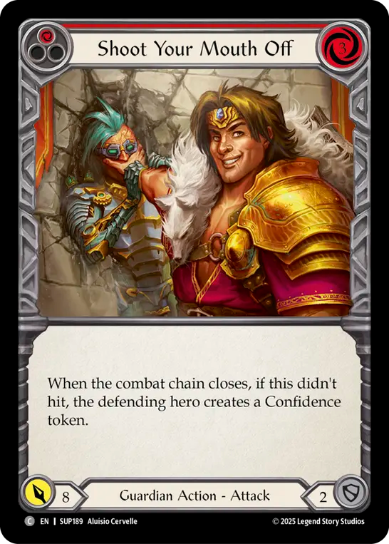 Shoot Your Mouth Off (Red) [SUP189] (Super Slam)