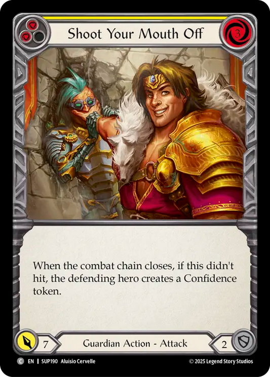 Shoot Your Mouth Off (Yellow) [SUP190] (Super Slam)