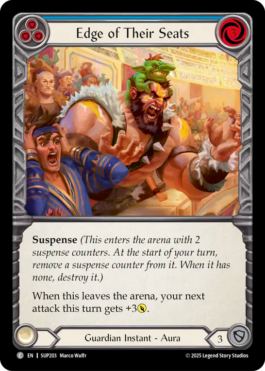 Edge of Their Seats (Blue) [SUP203] (Super Slam)